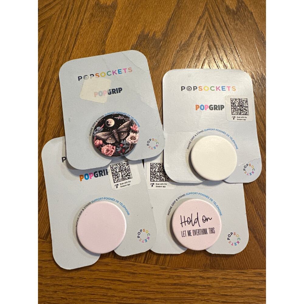 Pop Sockets Pop Grip Bundle Set of 4 Bundle